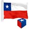 Chile Chilean Flag 3x5 Ft 5-Pack 150D Printed Polyester By G128